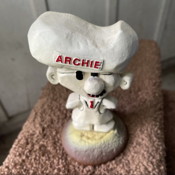 Vintage Archway Cookies Award Mascot 60s Baker Chef Bakery Resin Figurine Statue - Picture 3 of 9
